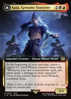 FIN Extended Art KUJA GENOME SORCERER 1x Magic Final Fantasy MTG NM - Image 1
