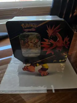 Pokemon TCG Crown Zenith Zapdos Tin 5 Packs sealed. (Untempered) - Image 2