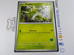 2023 Scyther MY FIRST BATTLE STAMP PROMO card Pokemon TCG NM/LP - Image 4