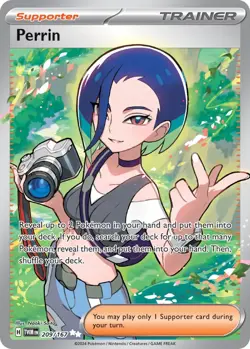 Perrin - 209/167 - Twilight Masquerade - NM - Pokemon - Read Desc. - Image 1