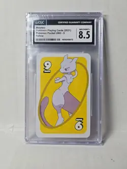 CGC 10 - 2019 Pokemon Uno Mewtwo Yellow Cgc 8.5 Sword Shield Japanese Graded - Image 1