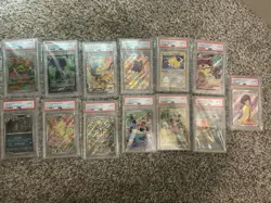 Lot Of 13 Graded Pokemon Cards All PSA 10 Including Illustration Rares+ Full Art - Image 1
