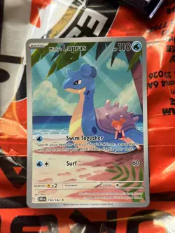 Misty's Lapras 194/182 IR - Destined Rivals Illustration Rare - NM Pokemon TCG - Image 1