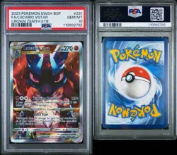 Lucario VSTAR SWSH291 Crown Zenith ETB Black Star Promo Pokemon TCG PSA 10 - Image 3