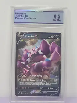 2020 DRAPION V URR💥BCCG 10💥106/185💥Pokemon💥SWSH VIVID VOLTAGE💥MINT+ - Image 1