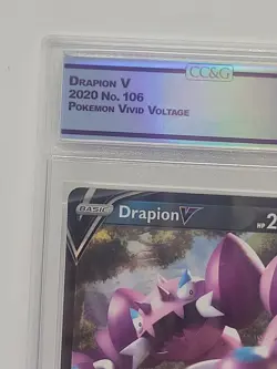 2020 DRAPION V URR💥BCCG 10💥106/185💥Pokemon💥SWSH VIVID VOLTAGE💥MINT+ - Image 3