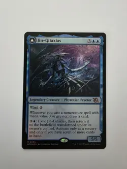Magic: The Gathering Jin-Gitaxias Foil Card March of the Machine, #0065 - Image 1