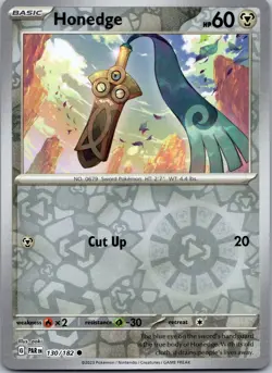 Honedge 130/182 Reverse Holo Paradox Rift PAR NM Pokemon TCG Card - Image 1