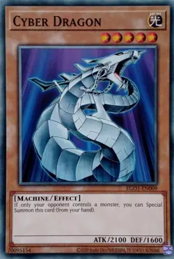 EGO1-EN009 CYBER DRAGON COMMON UNLIMITED EDITION YuGiOh CARD - Image 1