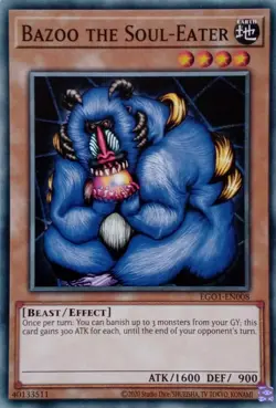 EGO1-EN008 BAZOO THE SOUL-EATER COMMON UNLIMITED EDITION YuGiOh CARD - Image 1