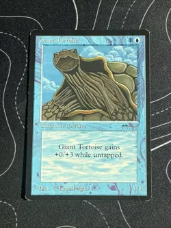 💥 MTG GIANT TORTOISE LP LIGHT Arabian Nights MAGIC THE GATHERING Card WOTC💥 - Image 1