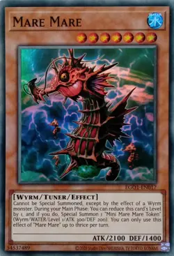 EGO1-EN017 MARE MARE SUPER RARE UNLIMITED EDITION YuGiOh CARD - Image 1