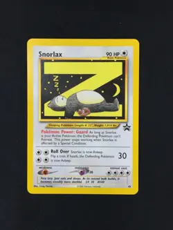 2002 Pokemon Black Star Promo Card #49 Snorlax WOTC NM/Never Played - Image 1