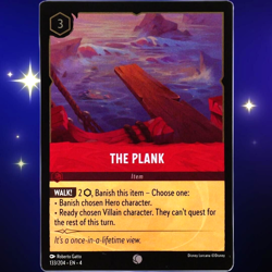 The Plank Item Card - Common Foil - Disney Lorcana TCG Ursula's Return #133/204 - Image 1