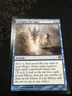 Interpret the Signs (43) Journey into Nyx MTG Magic The Gathering D8492* - Image 1