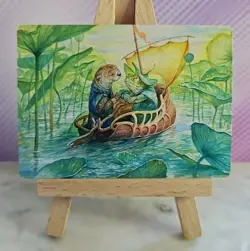 MTG: Bloomburrow Art Series - Run Away Together 11/54 - NM Condition - Image 1