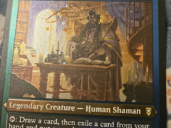 Alaundo the Seer FOIL Etched Battle for Baldur's Gate MTG Magic - Image 2