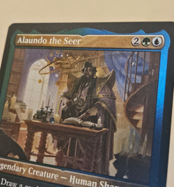 Alaundo the Seer FOIL Etched Battle for Baldur's Gate MTG Magic - Image 3