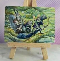 MTG: Bloomburrow Art Series - The Odd Acorn Gang 32/54 - NM Condition - Image 1