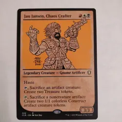 Jan Jansen, Chaos Crafter | MTG | SHOWCASE | CLB | 424 | Same Day Shipping! - Image 1