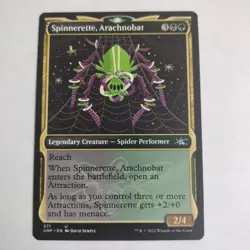 MTG Magic the Gathering Spinnerette, Arachnobat (271/654) Unfinity NM - Image 1