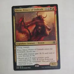 Orcus Prince of Undeath | MTG | AFR | 229/281 | Same Day Shipping! - Image 1