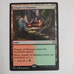 Temple of Abandon | MTG | CLB | 921 | Same Day Shipping! - Image 1