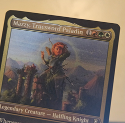 Mazzy, Truesword Paladin Etched FOIL MTG Commander Legends Battle for MTG Magic - Image 2