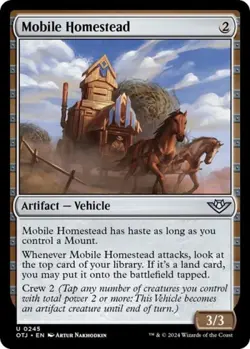 Mobile Homestead - Near Mint MTG Outlaws of Thunder Junction - Image 1
