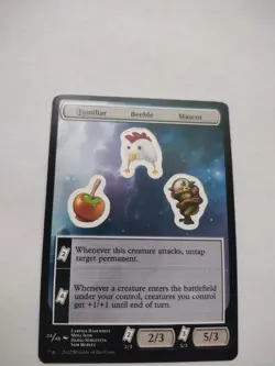 MTG Unfinity Sticker Sheet - Familiar / Beeble / Mascot #024 - Image 1