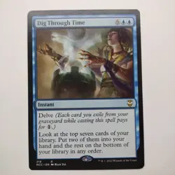 Dig Through Time | MTG | NCC | 219 | Same Day Shipping! - Image 1