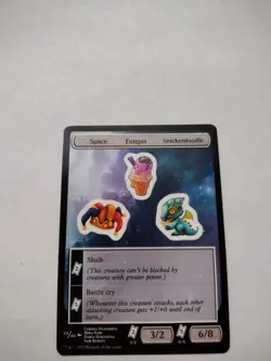 MTG Unfinity Sticker Sheet - Space / Fungus / Snickerdoodle #029 - Image 1