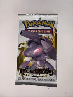 SEALED 2013 Pokemon Black & White Legendary Treasures Booster Pack Genesect Art 820650108464 - Image 1