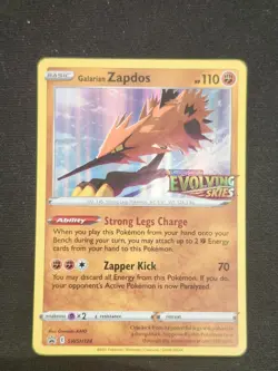 Galarian Zapdos (Prerelease) Pokemon • Promo • SWSH124 Sword & Shield Promo - Image 1