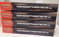 Pokemon TCG Team Rockets Mewtwo EX Box Lot Of 4 - Image 4
