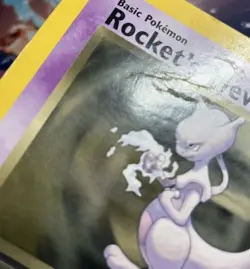 2003 Pokemon BEST WINNER PROMO 8 Rocket's Mewtwo Oversized JUMBO HP VERY RARE - Image 2