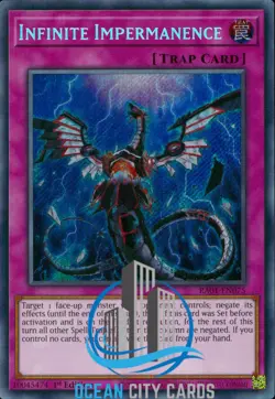 Yugioh Infinite Impermanence RA01-EN075 Secret Rare 1st Edition - Image 1