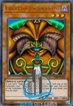 Yugioh Exodia The Forbidden One LOB-EN124 Ultra Rare - Image 1