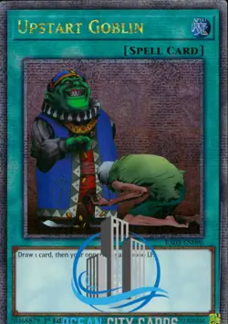 Yugioh Upstart Goblin RA03-EN096 Quarter Century Secret Rare - Image 1