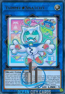 Yugioh Yummy Snatchy JUSH-EN022 Ultra Justice Hunters 1st ed - Image 1