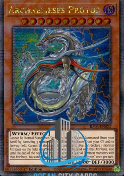 Yugioh Archnemeses Protos RA03-EN023 Quarter Century Rare 1st Ed - Image 1