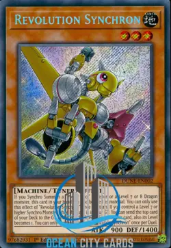 Yugioh Revolution Synchron DUNE-EN002 Secret Rare 1st Edition - Image 1