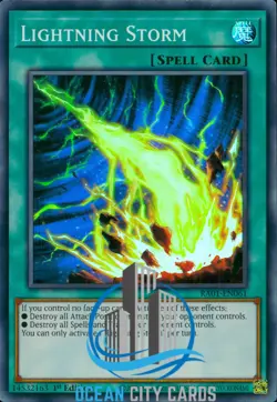 Yugioh Lightning Storm RA01-EN061 Super Rare 1st Edition - Image 1