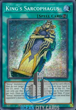 Yugioh King'S Sarcophagus MP24-EN125 Prismatic Secret Rare 1st Edition - Image 1