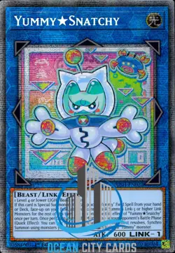 Yugioh Yummy☆Snatchy JUSH-EN022 1st Starlight Rare 31/07/202 - Image 1