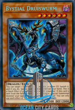 Yugioh Bystial Druiswurm MP23-EN159 Secret Rare 1st Edition - Image 1
