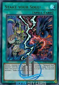 Yugioh Stake your Soul! Wisu-En023 Wild Survivors 1st Edition - Image 3