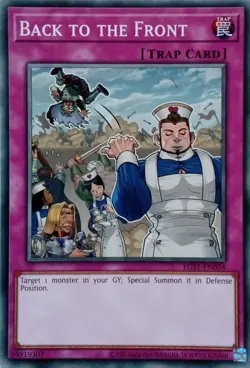 EGS1-EN038 BACK TO THE FRONT COMMON UNLIMITED EDITION YuGiOh CARD - Image 1