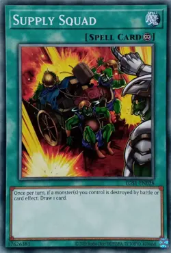 EGS1-EN028 SUPPLY SQUAD COMMON UNLIMITED EDITION YuGiOh CARD - Image 1