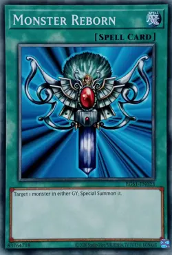 EGS1-EN023 MONSTER REBORN COMMON UNLIMITED EDITION YuGiOh CARD - Image 1
